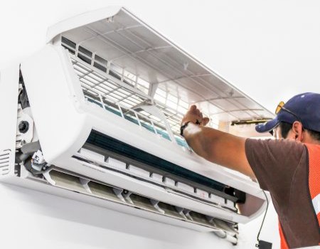 hepa air filter close up